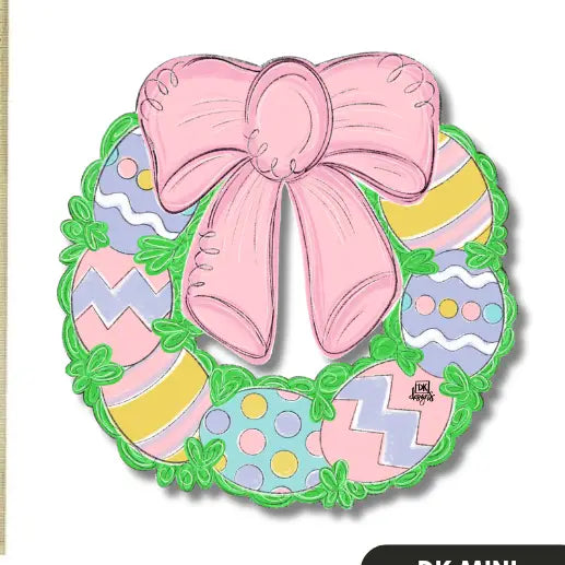 DK Designs Easter Egg Wreath Mini