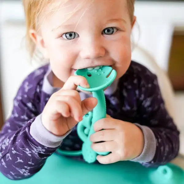 Busy Baby Teether & Training Spoon- Spearmint