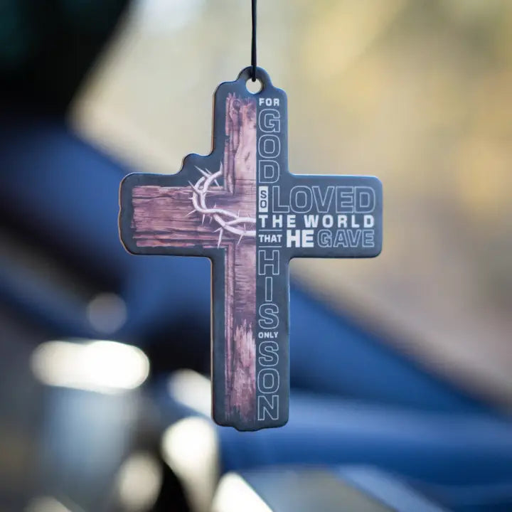 Scent South Wooden Cross - Air Freshener