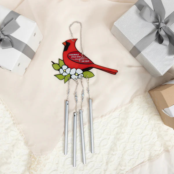 PAVILION CARDINALS APPEAR 17.5" WIND CHIME