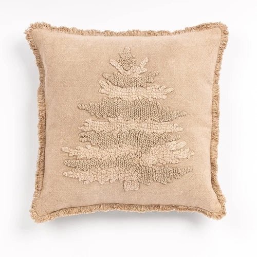 Mary Square Trees Square Pillow