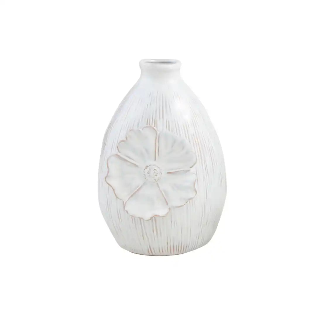 MUD PIE LARGE FLOWER VASE