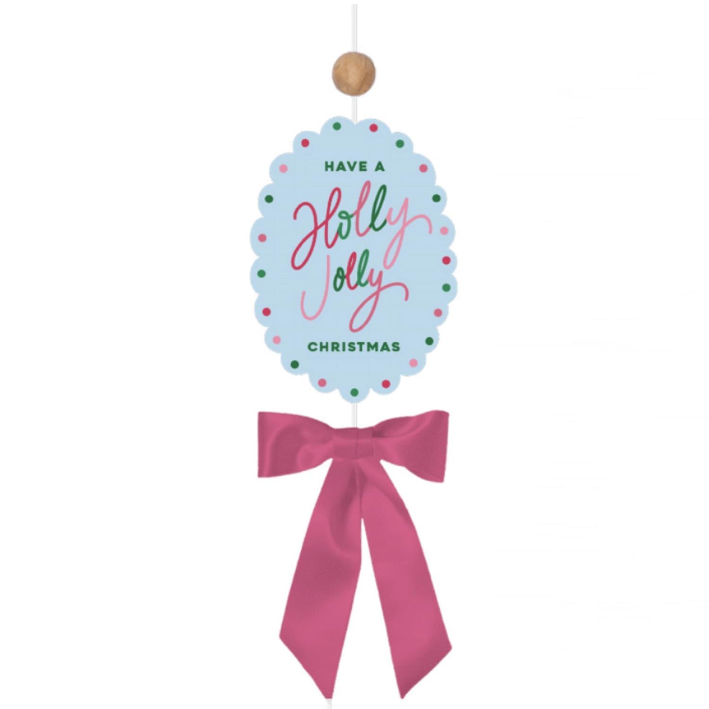 Mary Square Air Freshener Holly Jolly