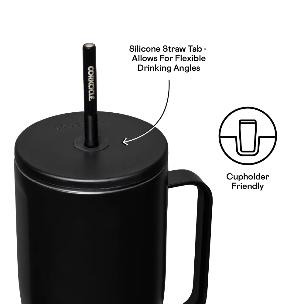 COLD CUP XL INSULATED TUMBLER WITH HANDLE-CORKCICLE