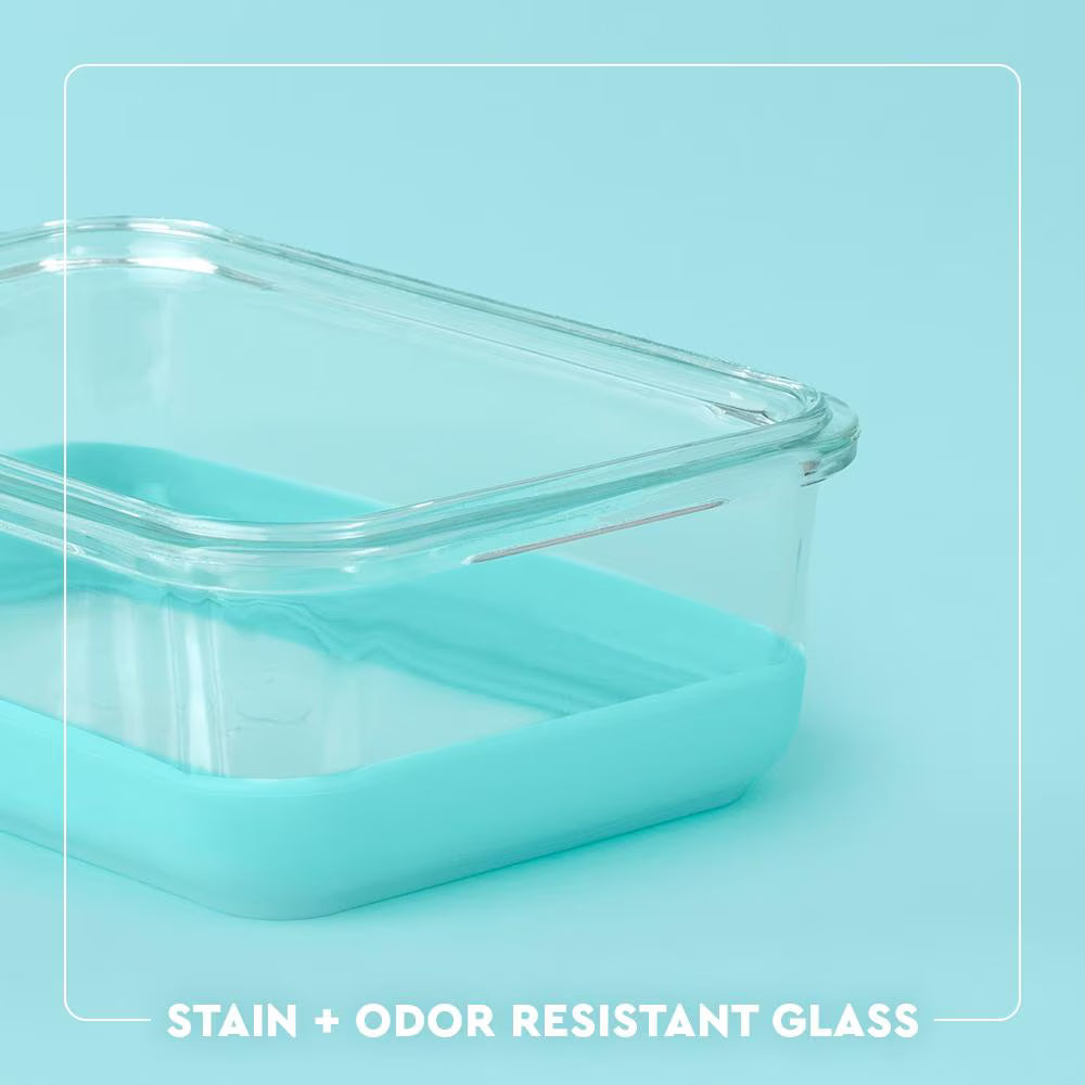 Swig Life Aqua 3pc Glass Food Storage Set (Medium)