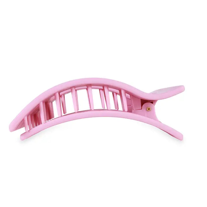 Teleties Flat Rectangle Hair Clip | Large | Merry Pinkmas