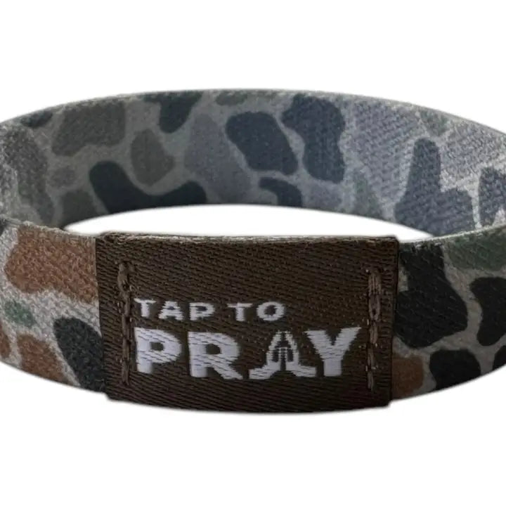 Versible Tap To Pray™ Wristbands - River Rock Camo Classic & Sage