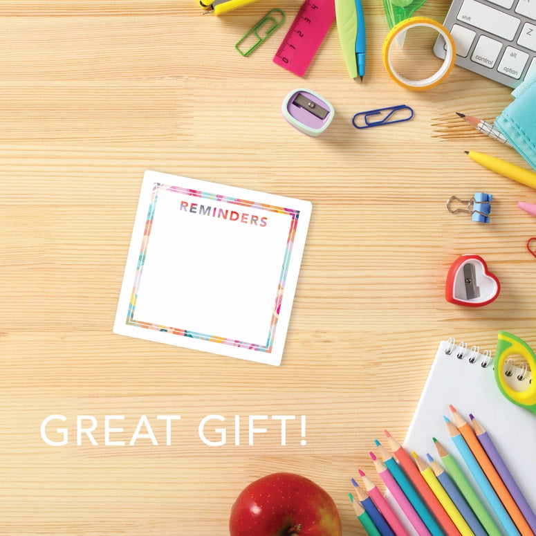 Clairmont & Co. Dry Erase Glass Tile, Desk Notes