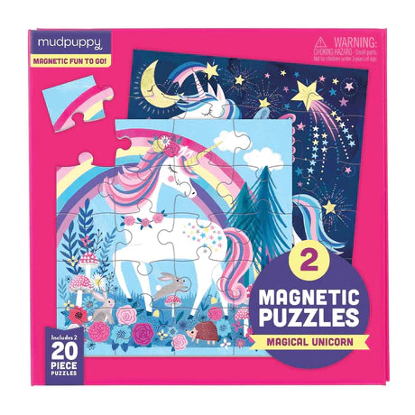 Mudpuppy Magical Unicorn Magnetic Puzzle