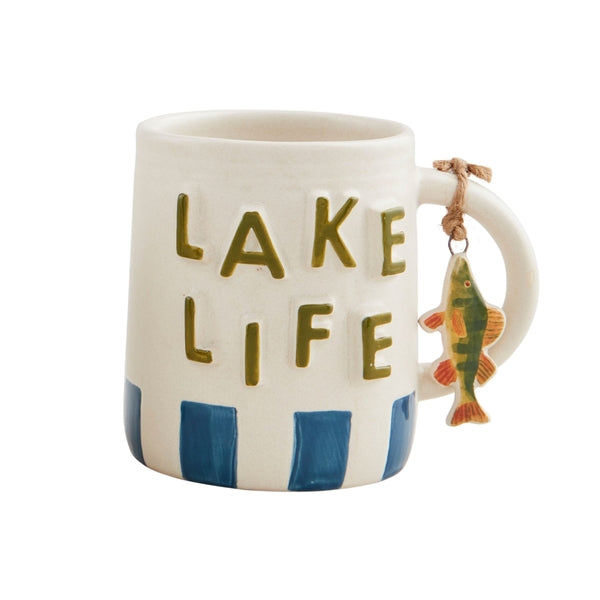 MUD PIE LAKE LIFE MUG CHARM SET