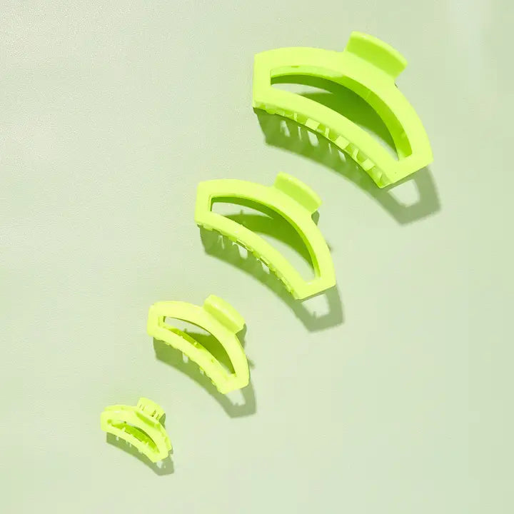 Teleties Open Hair Clip | Small | Summer Brights