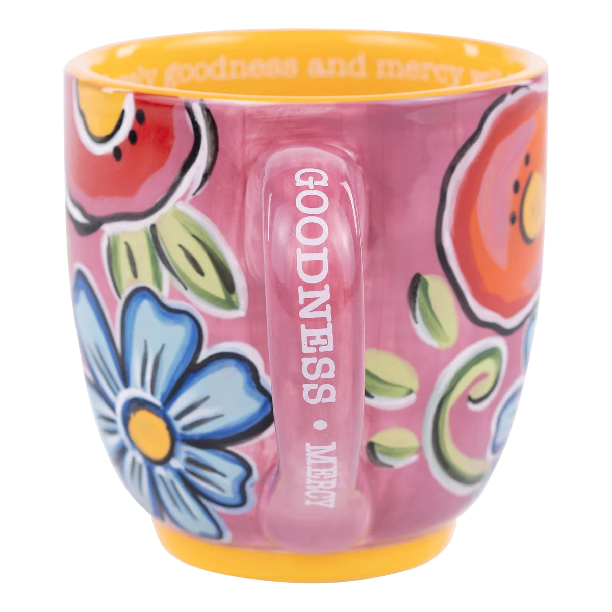 Glory Haus Goodness Mercy Floral Mug