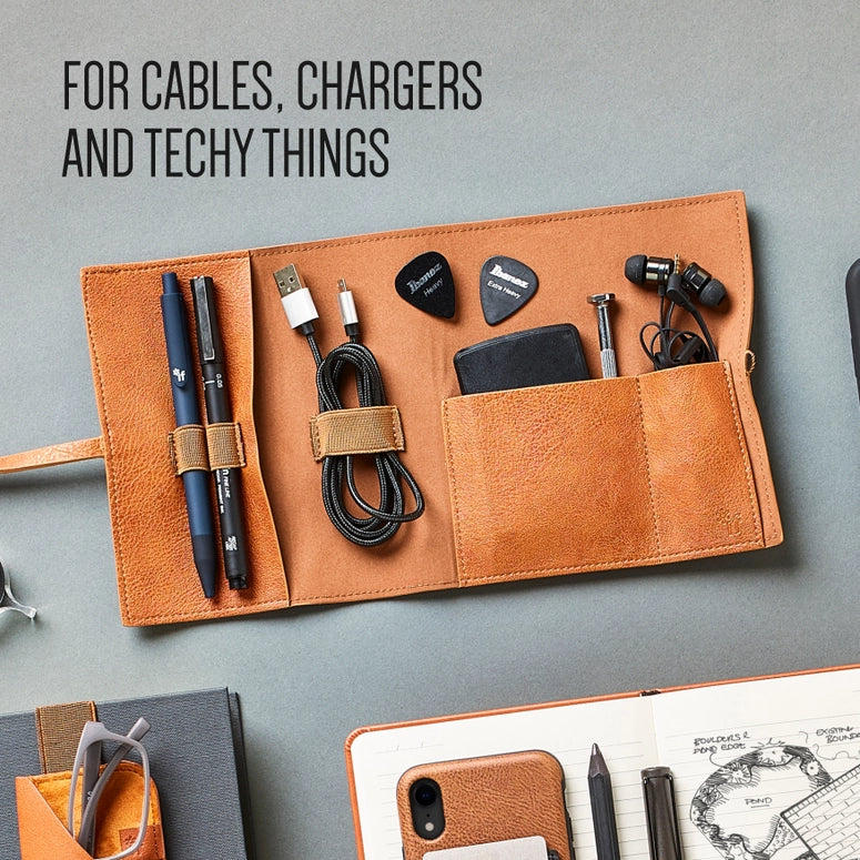 if USA Bookaroo Travel Tech Tidy-Brown