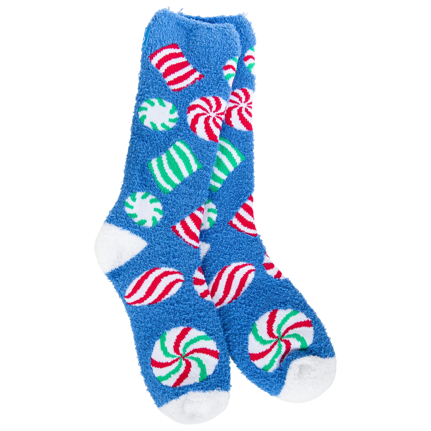 World's Softest Socks Cozy Crew Holiday-Hard Candy