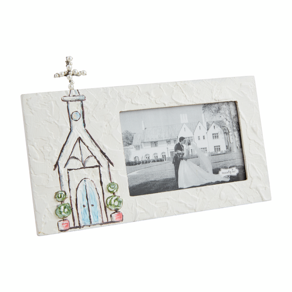 MUD PIE PAINTED CHURCH FRAME