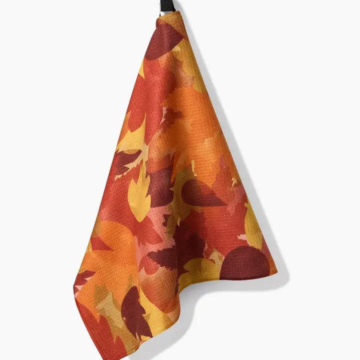 Geometry Watercolor Fallen Leaves