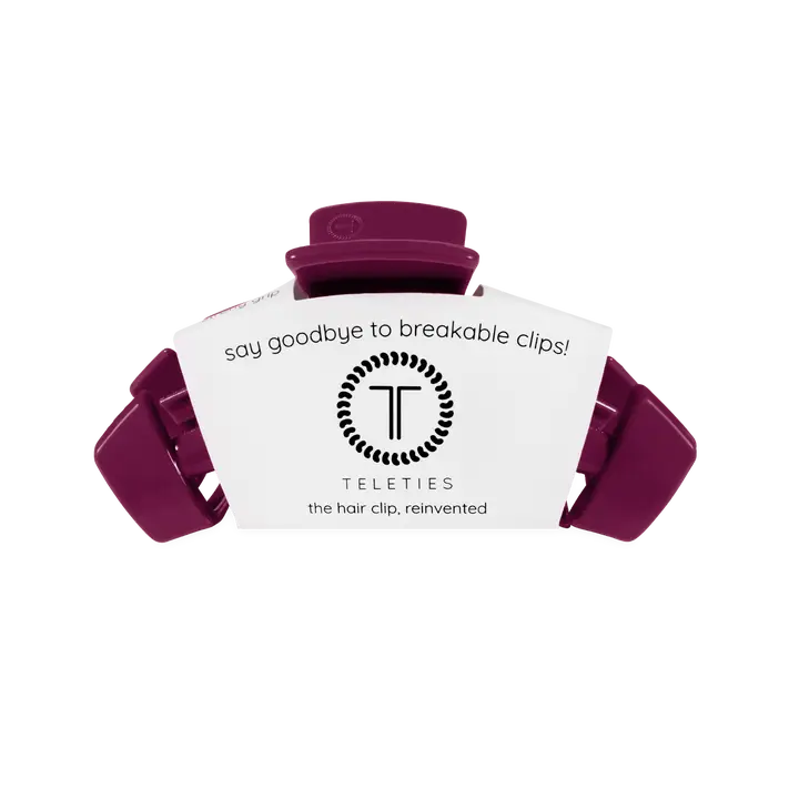 Teleties Classic Mulberry Medium Claw Clip
