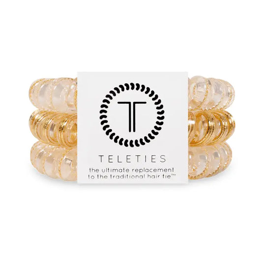 Teleties Spiral Hair Coils | Large | Luxury Living Hair Ties