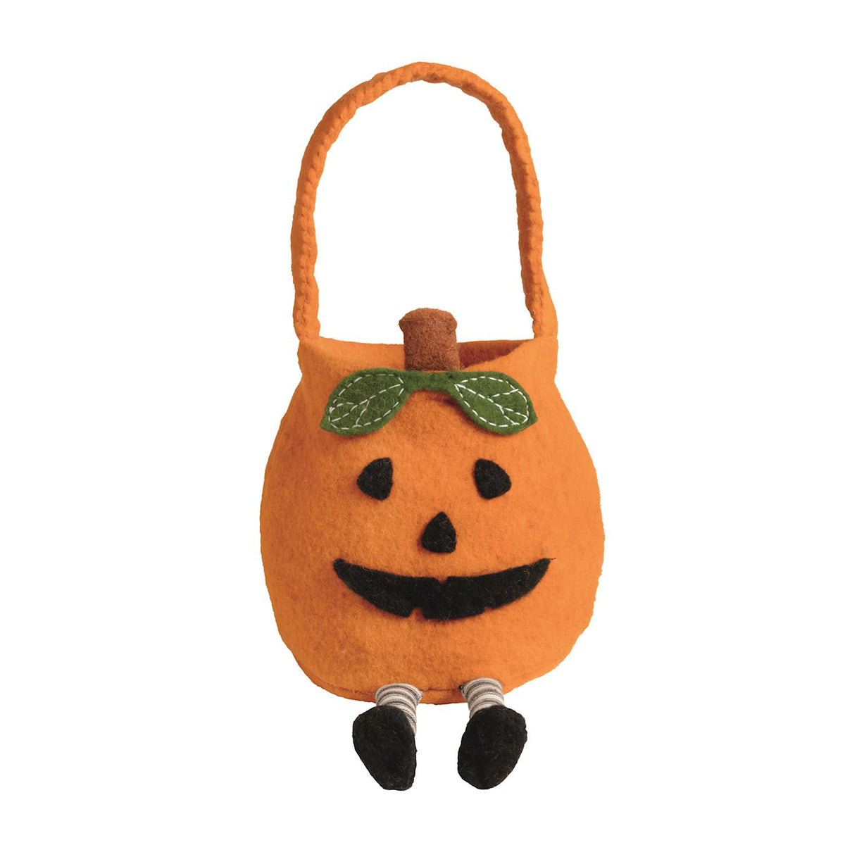 Mud Pie Pumpkin Dangle Leg Treat Bucket