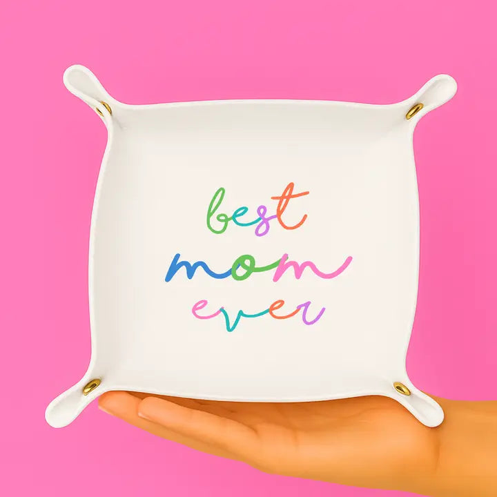 Aspen Lane Best Mom Ever Gift Tray-White