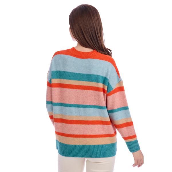 MUD PIE SYLAS STRIPED SWEATER-BLUE