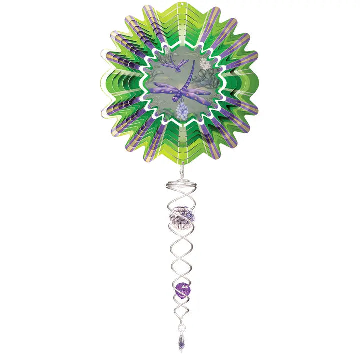 Spinfinity Designs Animated Dragonfly - Mini Set Wind Spinner