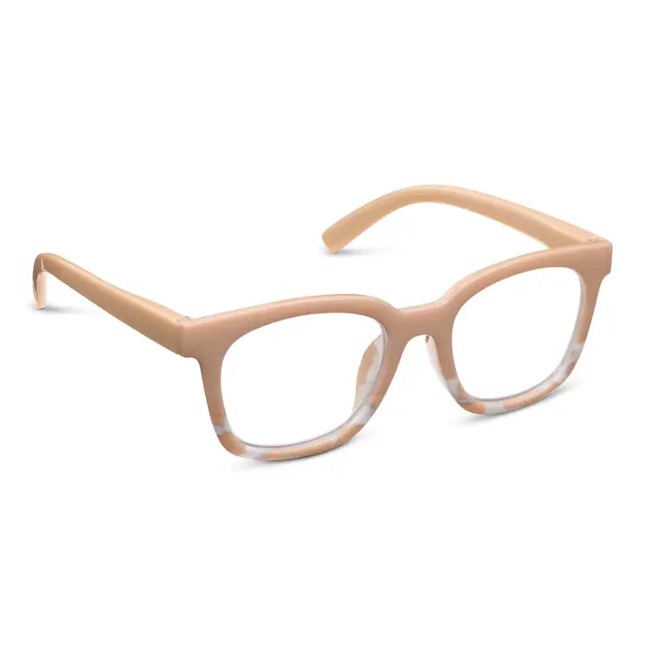 Peepers To the Max (Blue Light)-Tan/Tan Marble