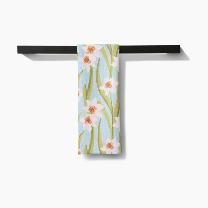 Geometry Daffodil Sky Tea Towel