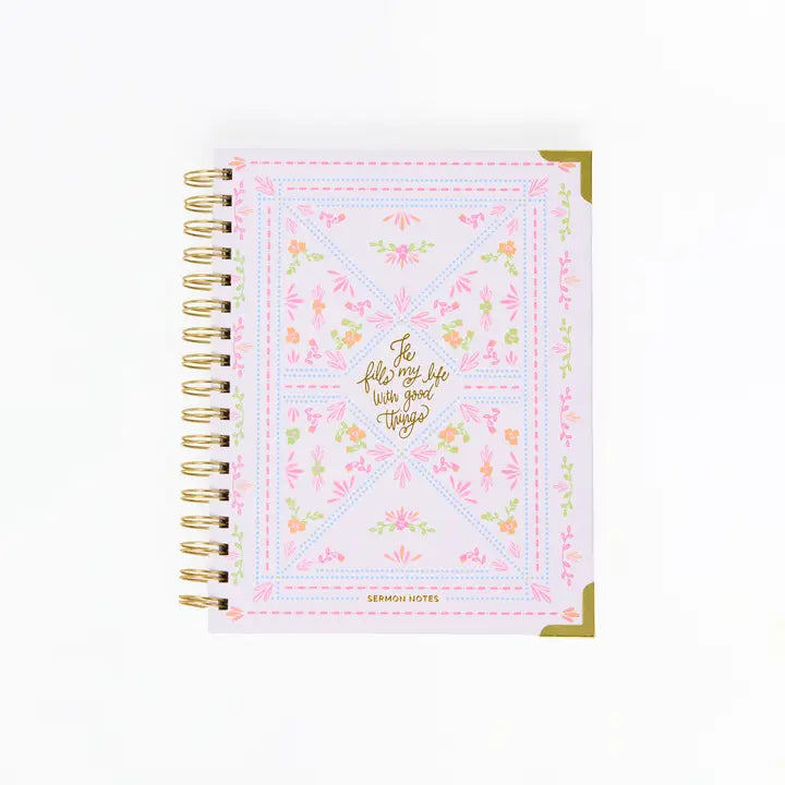 Mary Square Sermon Notes Journal | He Fills My Life