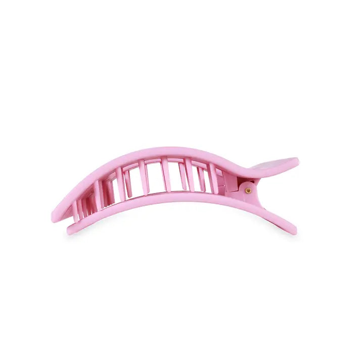 Teleties Flat Rectangle Hair Clip | Medium | Merry Pinkmas