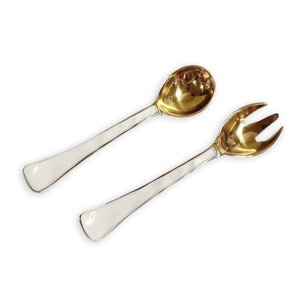 Beatriz Ball ENCANTO Soho Salad Servers (Cream)