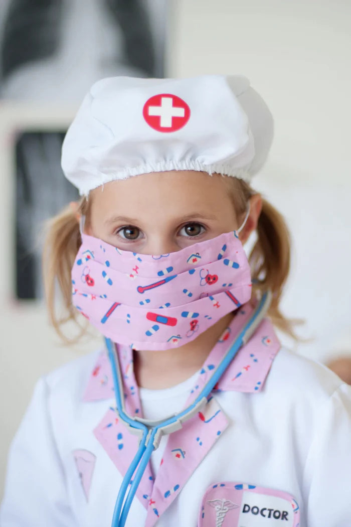 Great Pretenders Pink Doctor with Accessories Size 5-6
