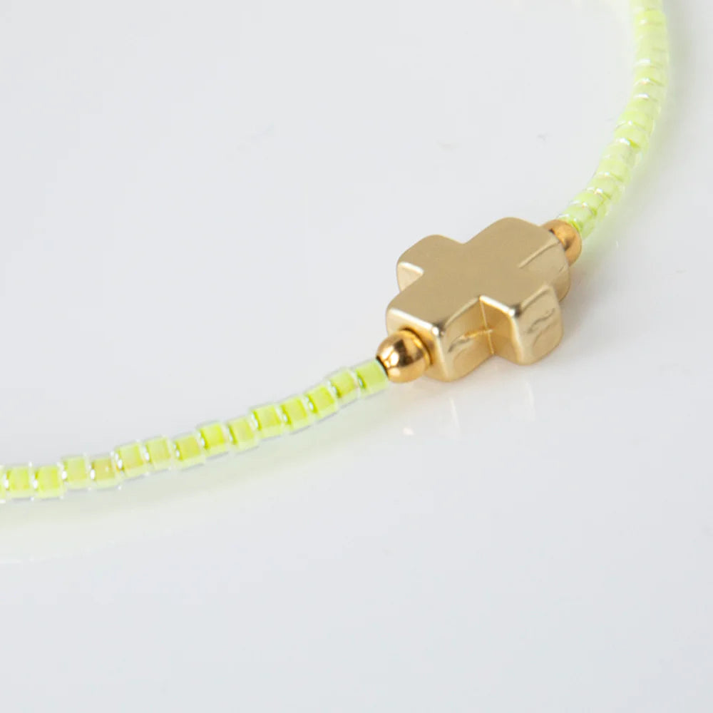 Lenny & Eva Faithful Bangle-Lime