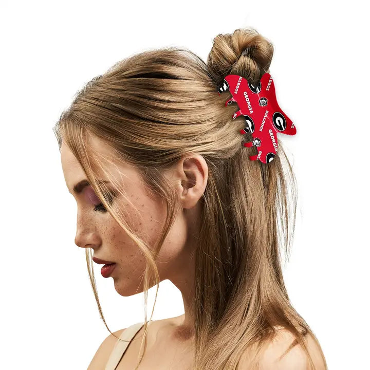 NCAA Georgia Bulldogs Team Hair Claw Set