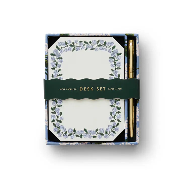 Rifle Paper Co. Hydrangea Note Writing Set
