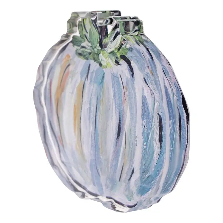 Glory Haus Heirloom Gray Pumpkin Acrylic Stand