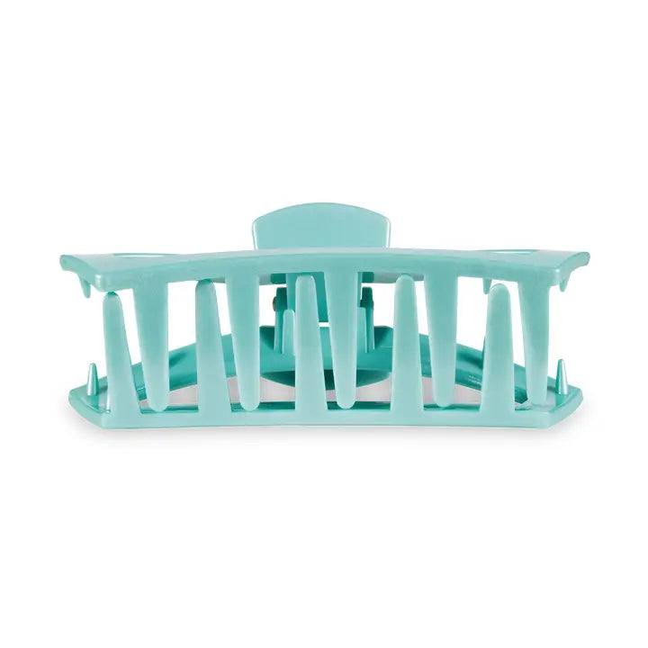 Teleties Open Hair Clip | Medium | Totally Turquoise