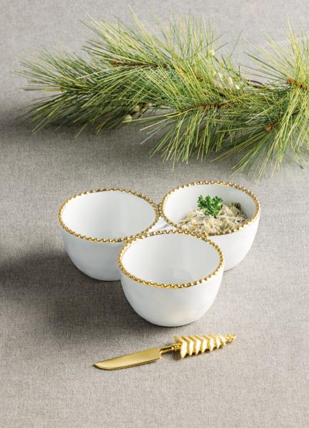 MUD PIE BEADED TREE TRIPLE DIP