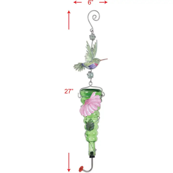 Sunset Vista Designs Painted Gardens Hummingbird Feeder