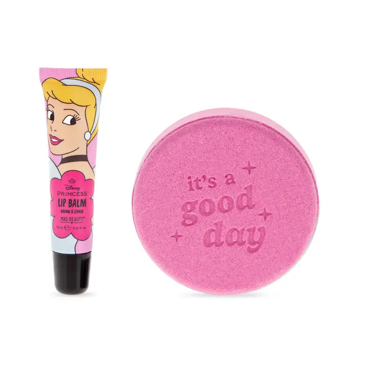 Mad Beauty Princess Express Yourself Fizzer & Lip Balm - Cinderella