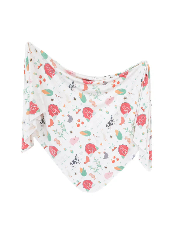 Farmstead Swaddle Blanket by Copper Pearl