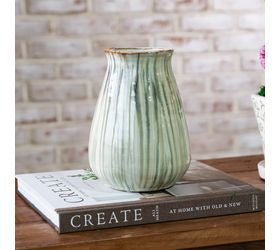 Pd HOME & GARDEN 7" PRINTEMP CERAMIC VASE