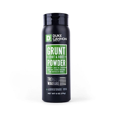 Duke Cannon Trench Warfare Grunt Powder, Foot and Boot