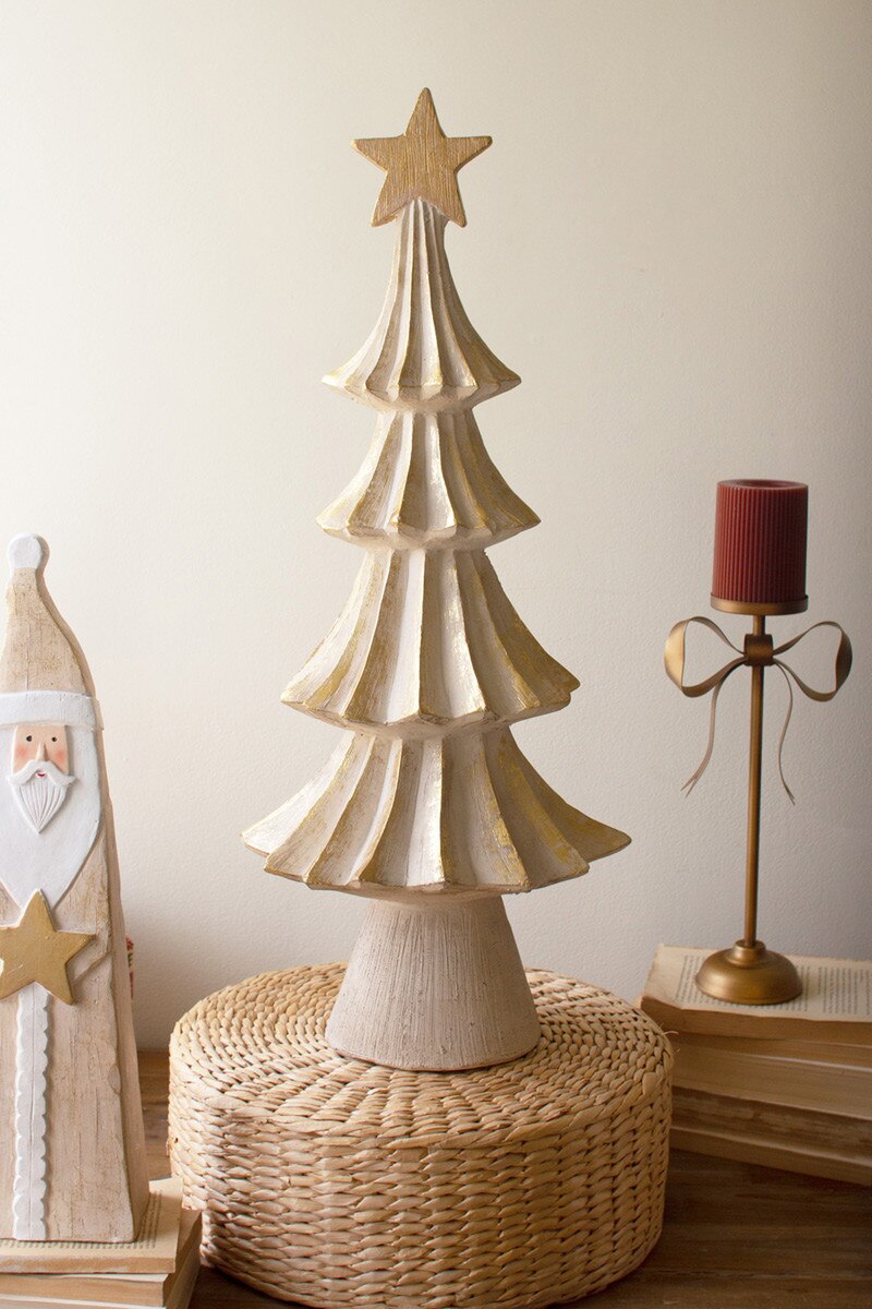 Kalalou Resin Christmas Topiary