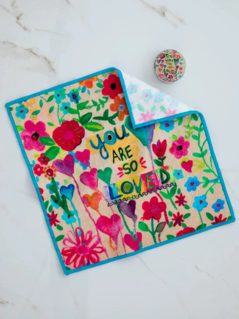 Natural Life So Soft Expanding Washcloth-You Are So Loved