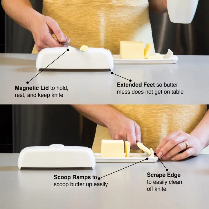 Butter Hub Magnetic Butter Dish-Pistachio/Green