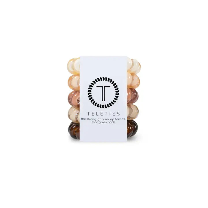 Teleties Spiral Hair Coils | Tiny | For the Love of Nudes Hair Ties