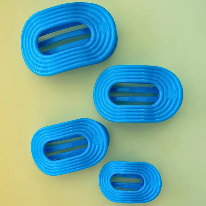 Teleties Flat Round Hair Clip | Small | Miami Vice
