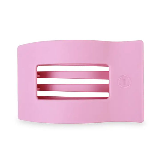 Teleties Flat Rectangle Hair Clip | Large | Merry Pinkmas