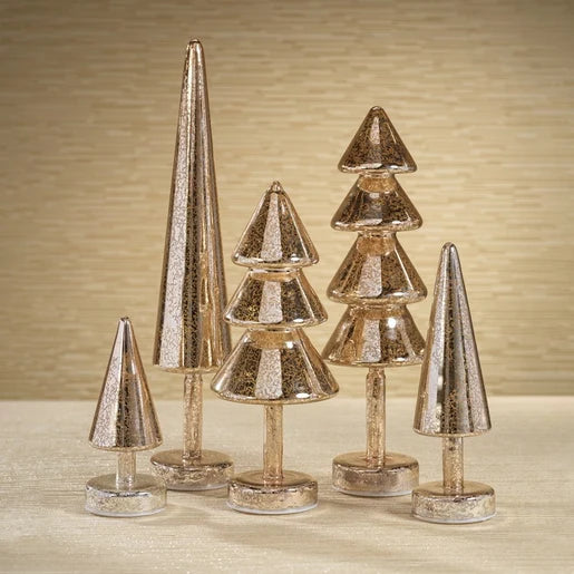 Zodax Crimbo Sparkle Layered Cone LED Tree